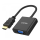 Przejściówka UNITEK Adapter HDMI - VGA, Audio (Jack 3.5mm) Y-6333